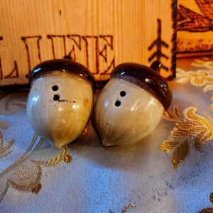 Acorn Fall Salt and Pepper Shakers